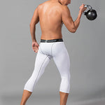 3 Pack Men's Multi-Sport Workout Ready Close-Fitting Comfort Activewear Tights