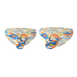 3 Pack Men's Camouflage Print Low-Rise & Sexy Mesh Breathable Briefs