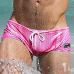 Men’s Fashionable Flash Swim Fitness Trunks