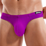 Men's Simple Breathable Mesh Pouch Thong & Strings