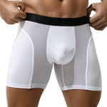 Men's Long Anti-Chafing Athletic Boxer Briefs