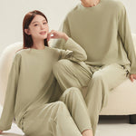 Men's Seamless Comfort Snug-Fit Second-Skin Solid Color Lounge & Sleepwear