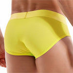 Men's Solid Color Mesh Breathable Sports Fitness Briefs