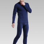 V-Neck Thermal Underwear With Fleece Lined