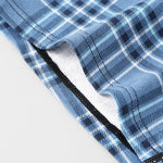 2 Pack Men's Grid Print Breathable Antibacterial Soft Cotton Trunks