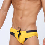 Men's 3D Pouch With Pad Beach Swim Briefs
