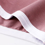 3 Pack Men's Comfortable Cotton Printed Mid-Rise Anti-Chafing Trunks