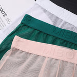 3 Pack Men's Invisible & Mesh Breathable Cooling Touch Trunks