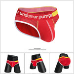 2 Pack Men's Middle-Rise Cotton Sexy Briefs