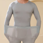 Men's Skin-Friendly Ultra-Thin High-Elastic Anti-Static Thermal Base Layer Tops & Bottoms