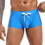 Men’s U Convex Pouch Swim Trunks with Drawstring