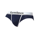 3 Pack Men's Low-Rise Mesh Supportive Fit Stretch Fit Basic Briefs