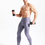 Men's Skin-Friendly Quick-Dry High-Elastic Training Thermal Bottoms