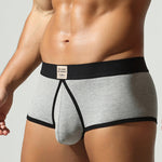 2 Pack Men’s Soft & Breathable Trunks with Supportive Pouch