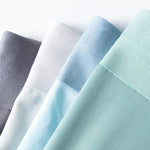3 Pack Men's Ultra-thin Ice Silk Seamless Solid Trunks