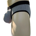 3 Pack Men's Seamless Comfort Large Supportive Pouch Sexy Low-Rise Briefs