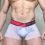 Men's Quick-Dry Semi-Sheer Lightweight Ice Silk Trunks