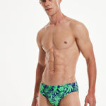 Vibrant Quick-Dry Swim Briefs for Men