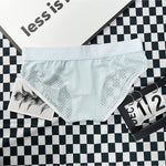 2 Pack Men's Mesh Loose Fit Sport Low-Rise Briefs