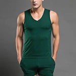Solid Color Modal Home Boxers for Men