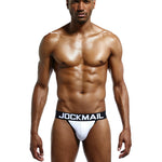 2 Pack Men's Low-Rise Sexy Ice Silk Seamless Comfort Anti-Odor Jockstrap