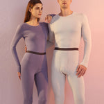Men's Odor-Resistant Heat-Generating Fleece-Lined Base Layer Thermal Sets