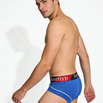 2 Pack Men's Breathable Mesh Ice Silk Low-Rise Cooling Briefs