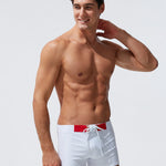 Men's Moisture-Wicking Lining Sporty Cut Stay-Put Fit Swim Shorts & Trunks