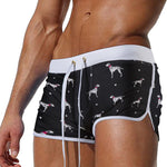 Men's Bold Prints Quick-Dry Pocket Swim Shorts & Trunks