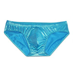 Men's Solid Color Sponge Pad Swim Briefs