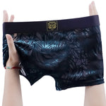 3 Pack Men's Trendy Prints Movement-Friendly Cooling Touch Trunks