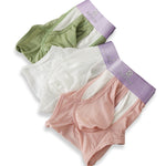 3 Pack Men's Supportive Pouch Lightweight Antibacterial Cooling Trunks