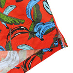 2 Pack Men's Banana Print Cotton Lounge Shorts with Button Fly