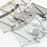 3 Pack Men's Comfy Waistband Anti-Chafing Supportive Pouch Trunks