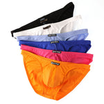 2 Pack Men's Solid Sexy Low-Rise Briefs