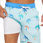 Men's Breathable Inner Pocket All-Day Freshness Board Shorts