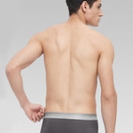 3 Pack Men's Breathable Threaded Fabric Ball Pouch Trunks