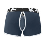 2 Pack Men's Sexy Modal Trunks with Open Front & Back and Removable Pouch