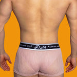 3 Pack Men's Lace Mesh Quick-Drying Breathable Solid Color Trunks