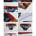Men's Full-Coverage Second-Skin Feel Beach Vibes Swim Briefs