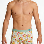 3 Pack Men's Mid-Rise Stay-Put Fit Skin-Friendly Breathable Briefs & Trunks
