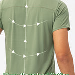 Men's Comfortable Round Collar Breathable Fitness Short Sleeve