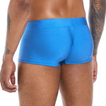 Men’s U Convex Pouch Swim Trunks with Drawstring