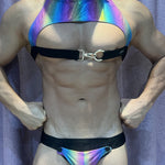 Men's Workout Ready Adjustable Cooling Touch Ultra-Light  Shoulder Strap & Jockstrap
