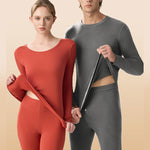 Men's Ultra-Soft Modal Second-Skin Warm-Touch Solid Color Cozy Thermal Sets