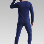 V-Neck Thermal Underwear With Fleece Lined