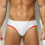 2 Pack Men's Solid Color Breathable U-Pouch Low-Rise Comfy Jockstrap