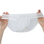 2 Pack Men's Ice Silk Breathable Sexy Low-Rise Anti-Odor Briefs