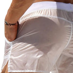 Men's Non-Lined Translucent Sexy Beach Shorts