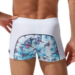 Men's Comfy Waistband Stay-Put Fit Bold Prints Swim Shorts & Trunks